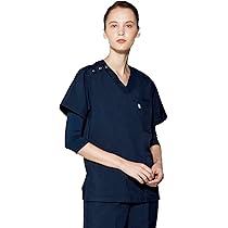 お値下げ中!3点セット レディース スクラブ 3L 楽天市場】スクラブ（サイズ（S/M/L）L）（白衣・医療用衣料